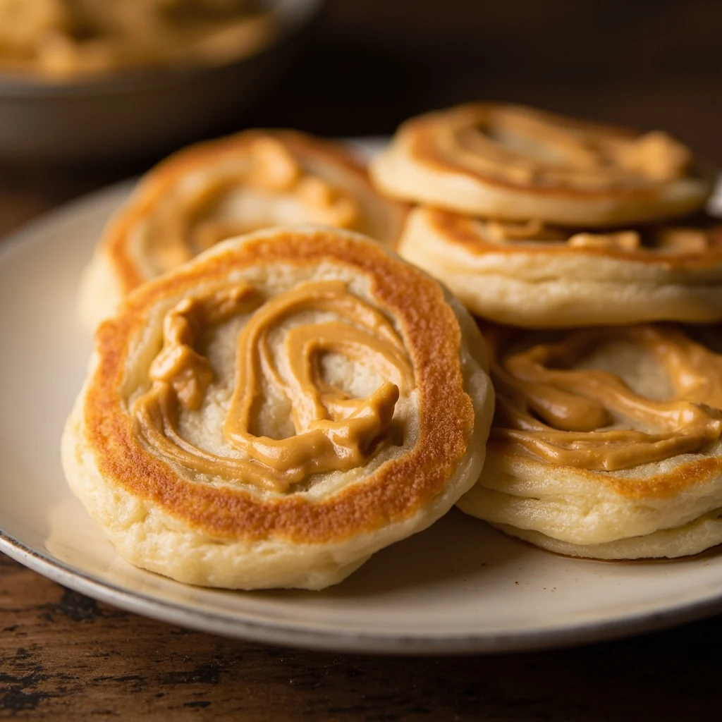 Pancakes Légers au Beurre d'Arachide