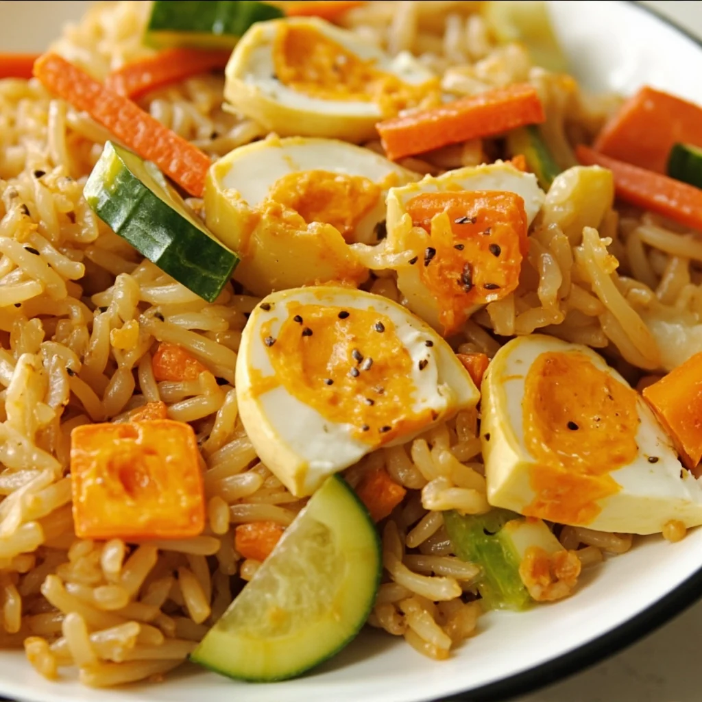 Riz frit aux œufs fait maison