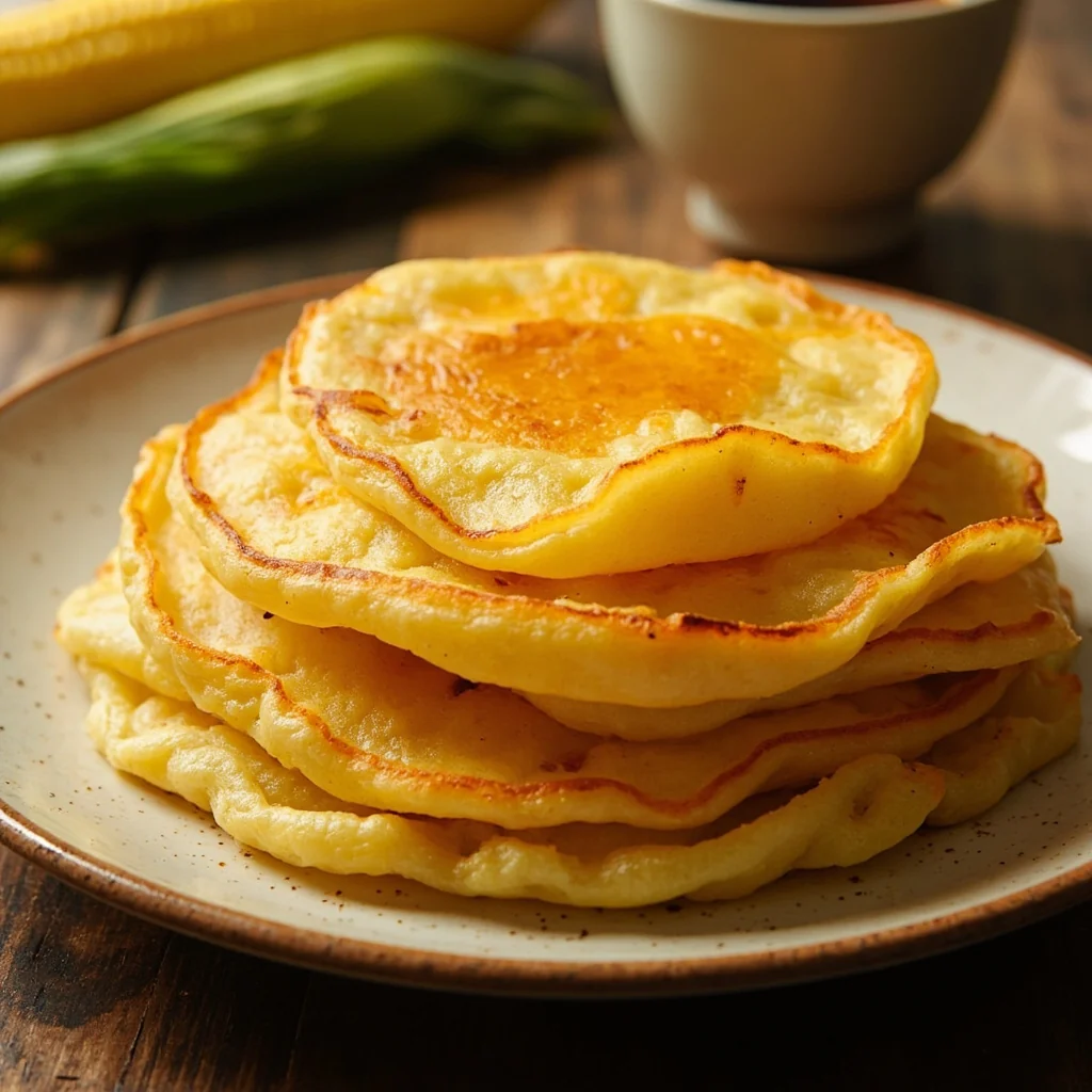 Crêpes au maïs doux