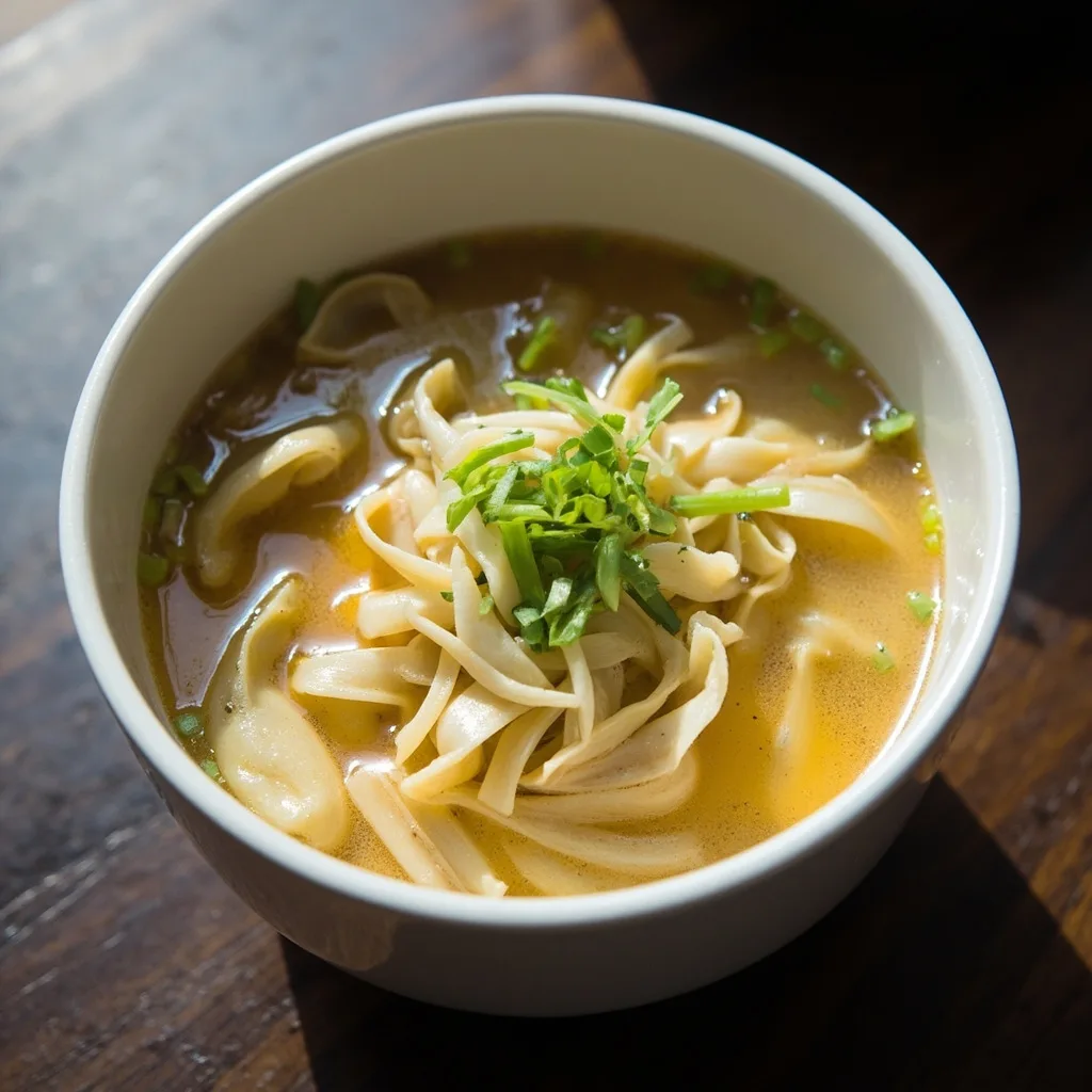 Enoki Mushroom Egg Drop Soup