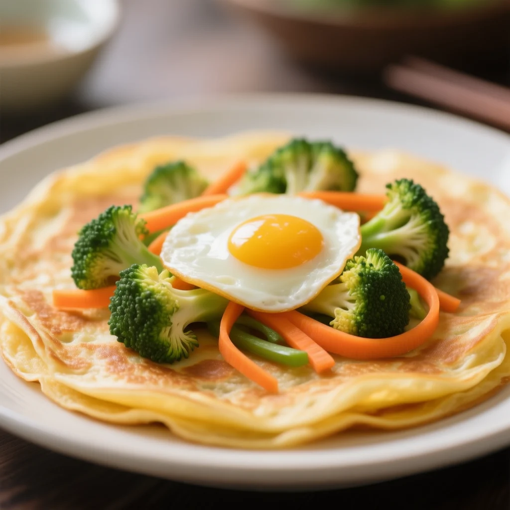 Galette aux œufs et légumes