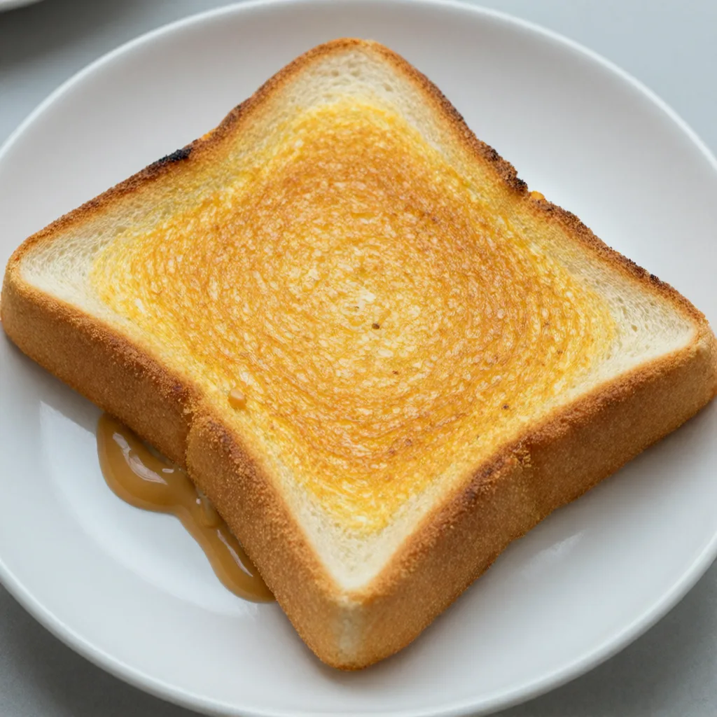 Toast au beurre de cacahuète