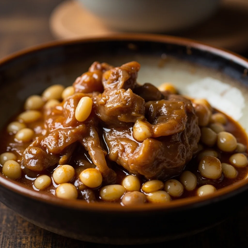 Jarrets de porc braisés au soja