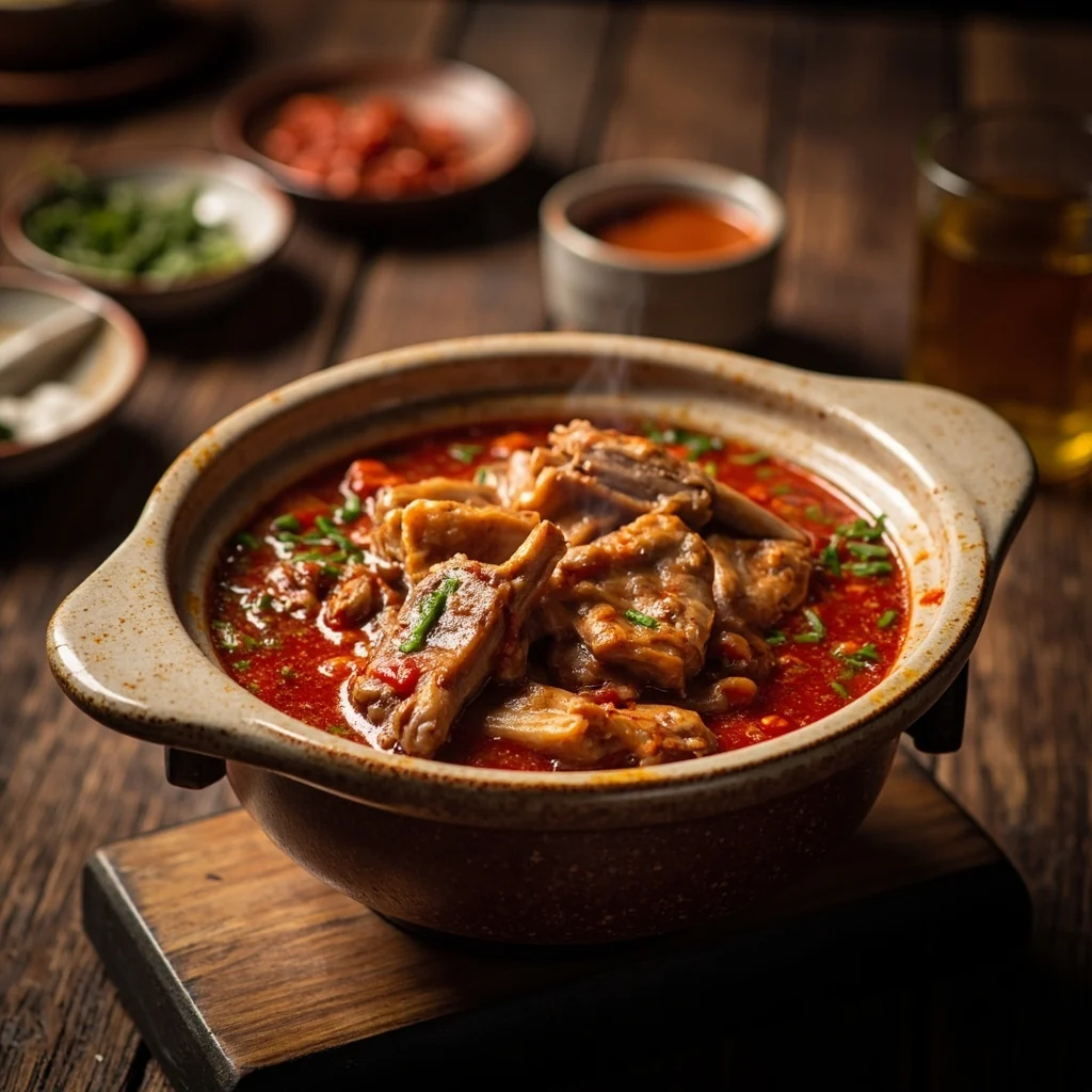 Hot Pot d'Agneau Épicé