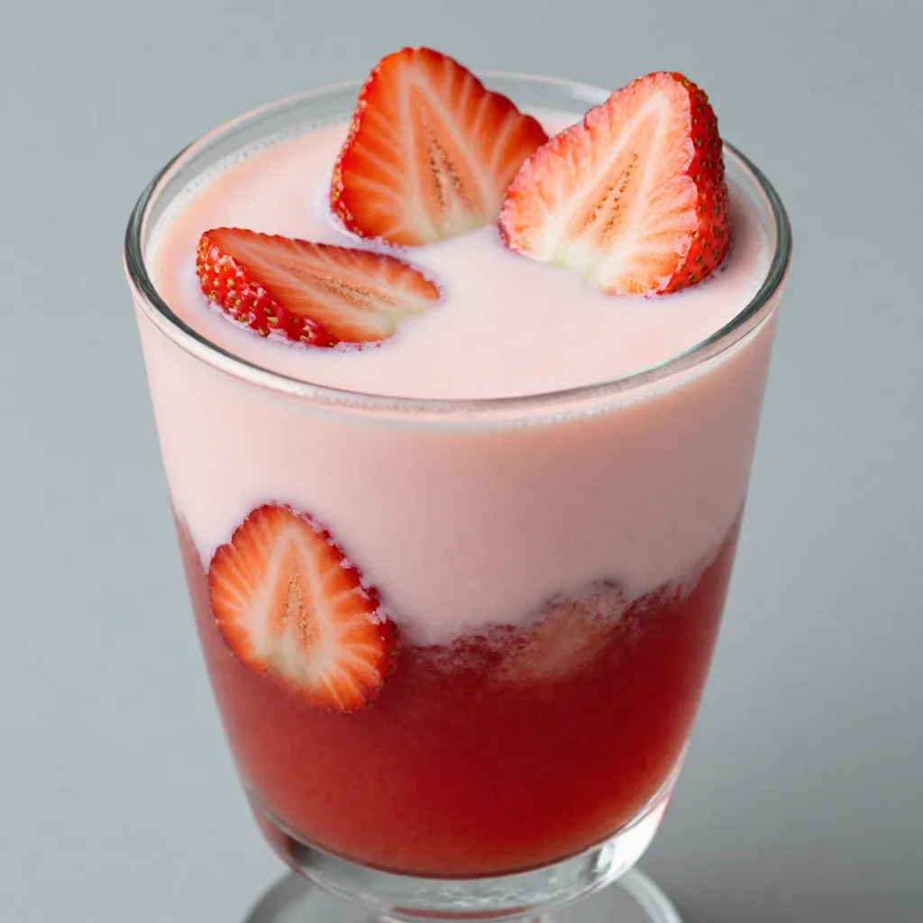 Milkshake à la fraise