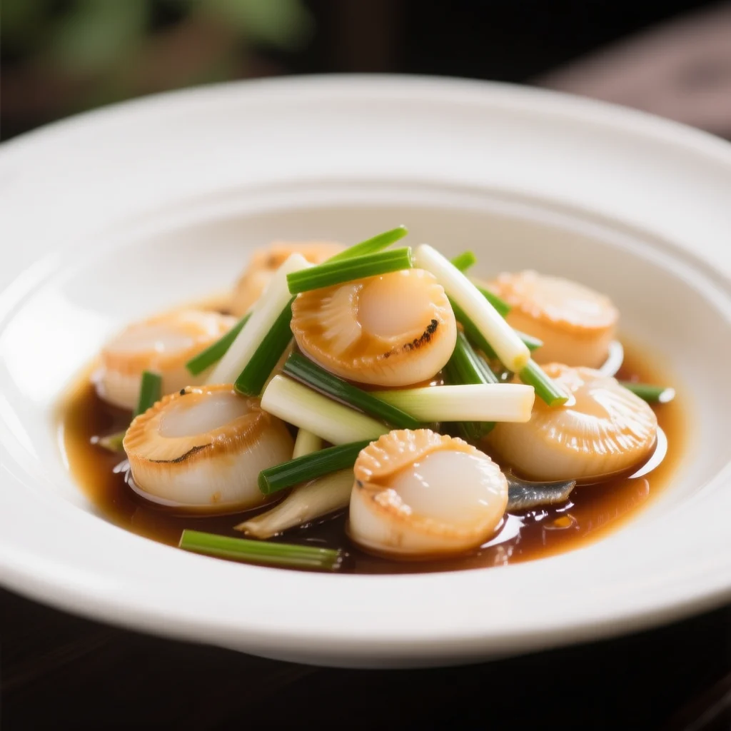 St-Jacques à l'Huile de Ciboule