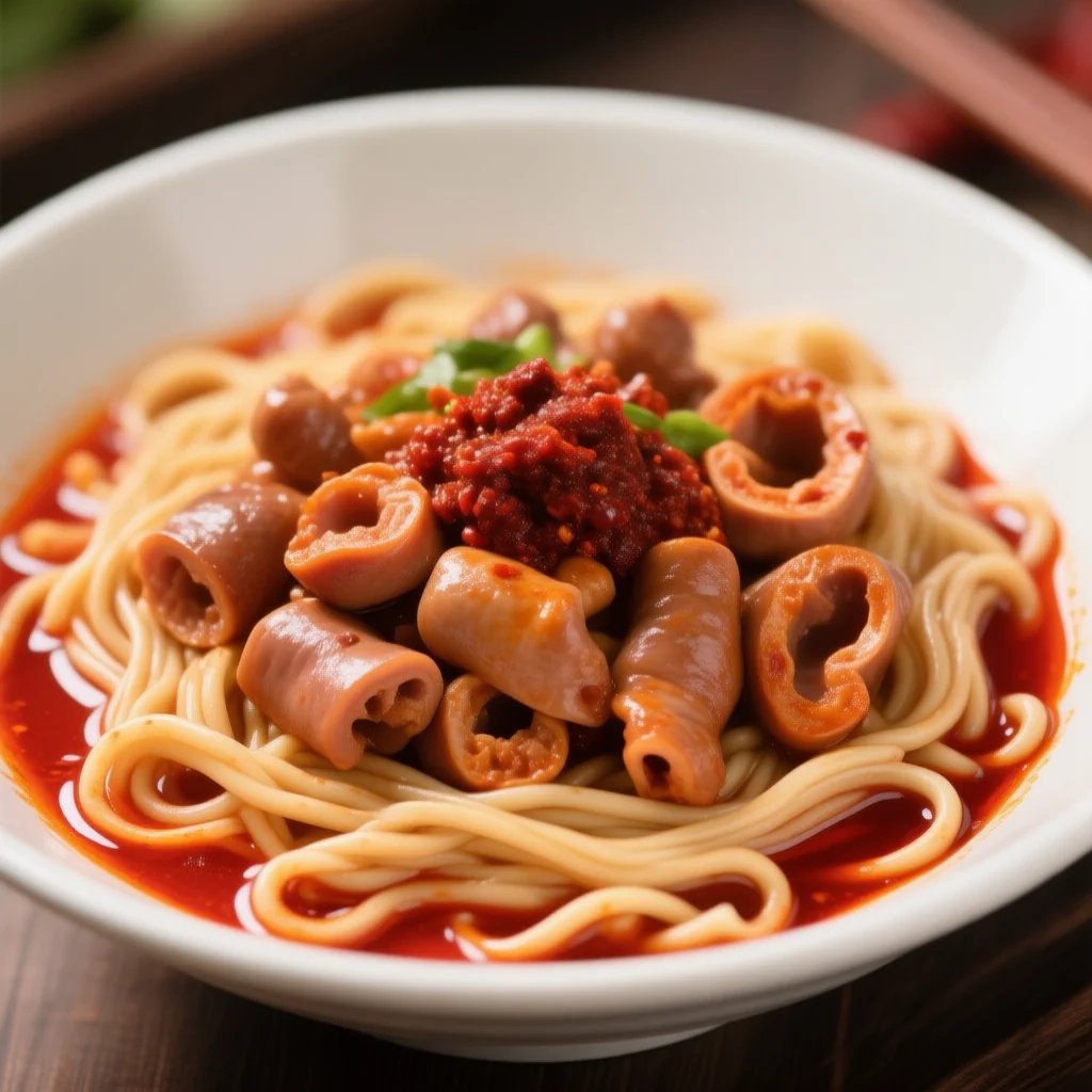 Nouilles aux Tripes Braisées