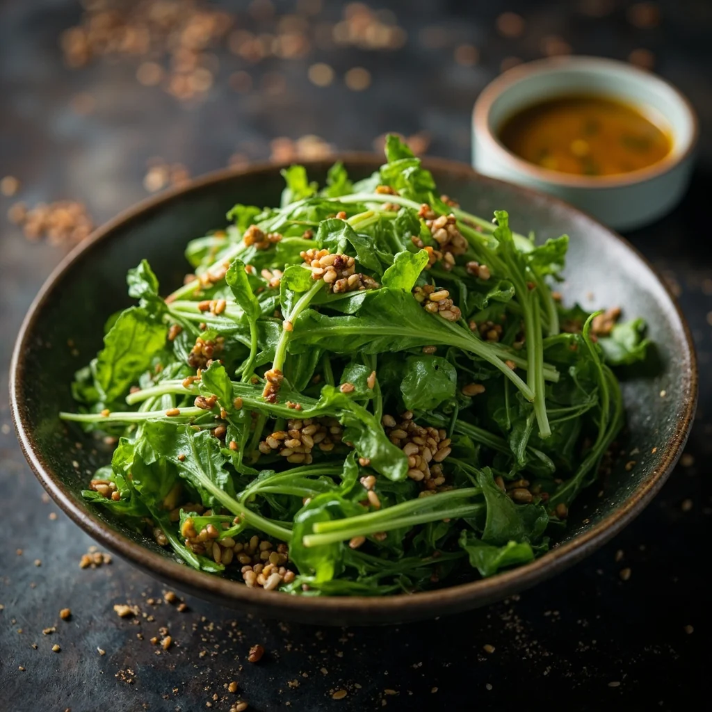 Salade froide de feuilles de maralan