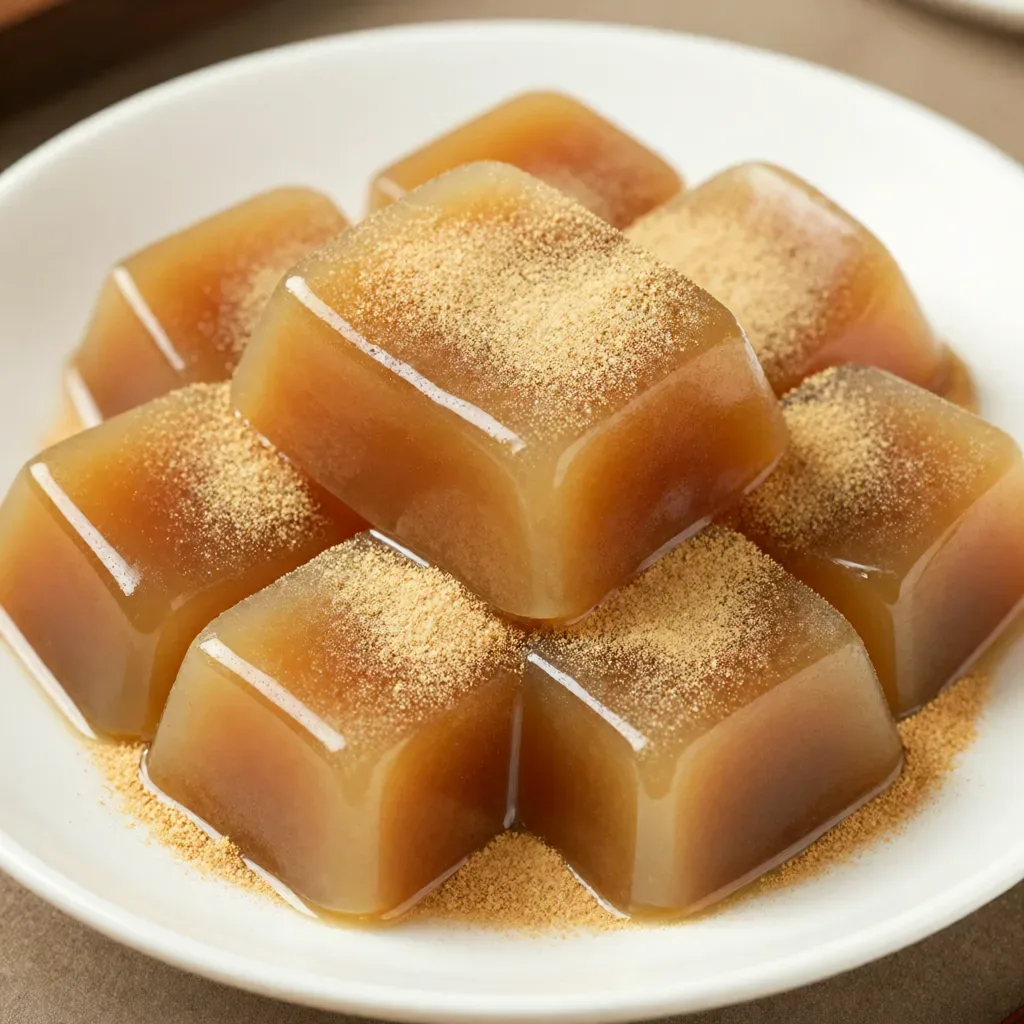 Warabimochi au sucre roux d’Okinawa