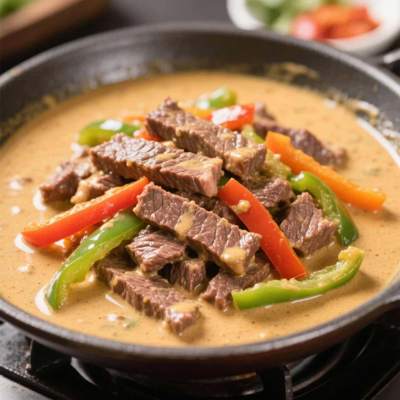 Creamy Curry Beef Fillet