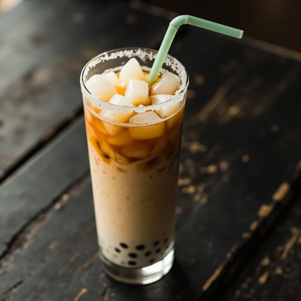 Coconut Jelly Milk Tea