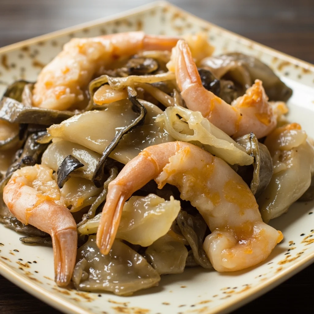 حساء فطر الأذن الفضي المطهو