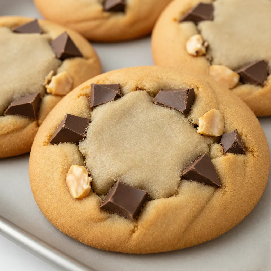 Cookies aux pépites de chocolat et beurre de cacahuète