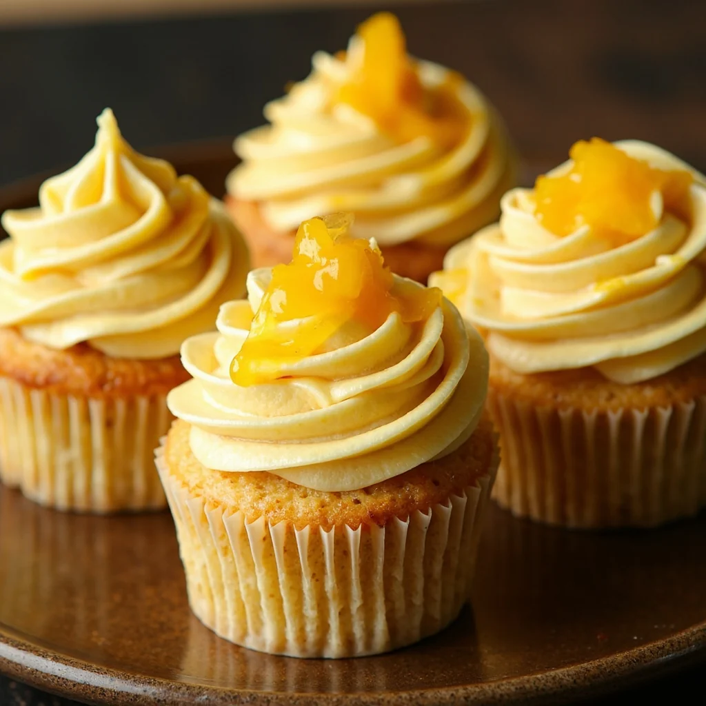 Cupcakes à la Mangue sans Huile