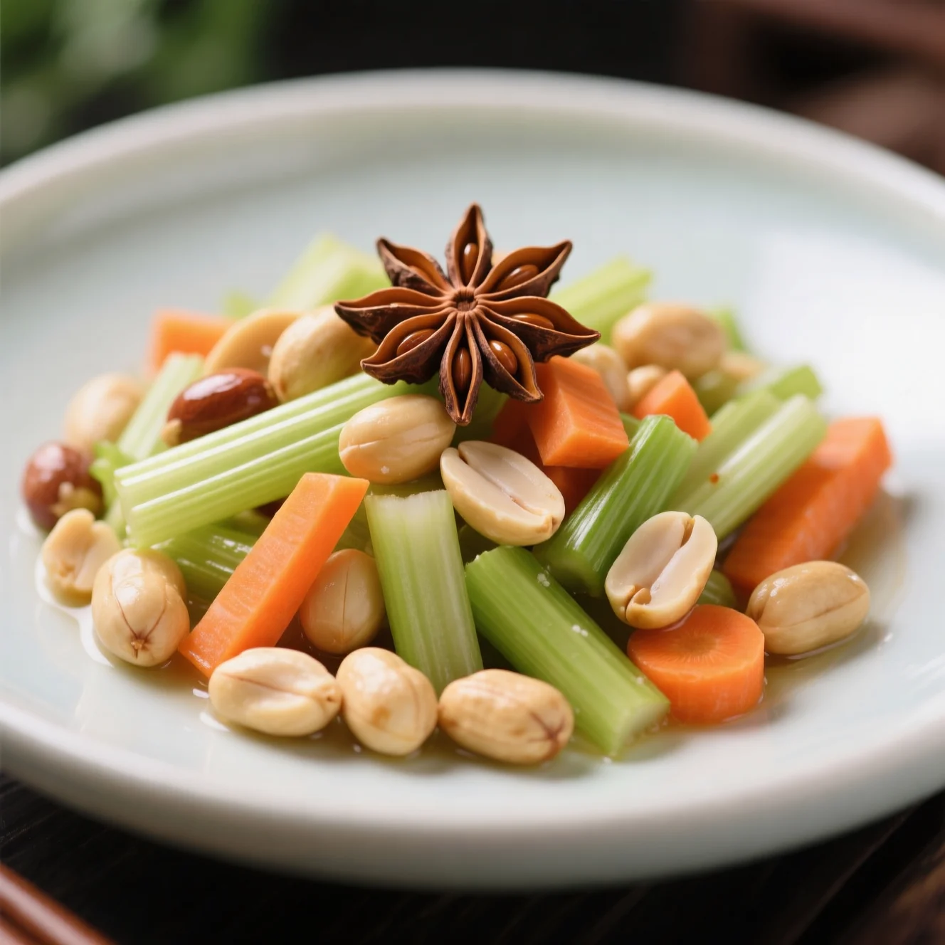 Céleri froid aux cacahuètes