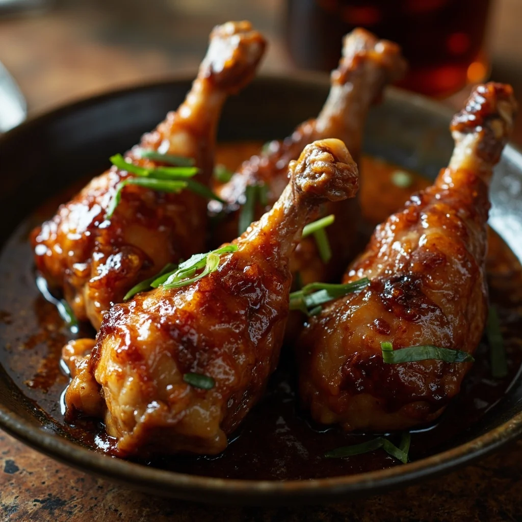 Cuisses de Poulet au Cola et Sauce Soja Sucrée