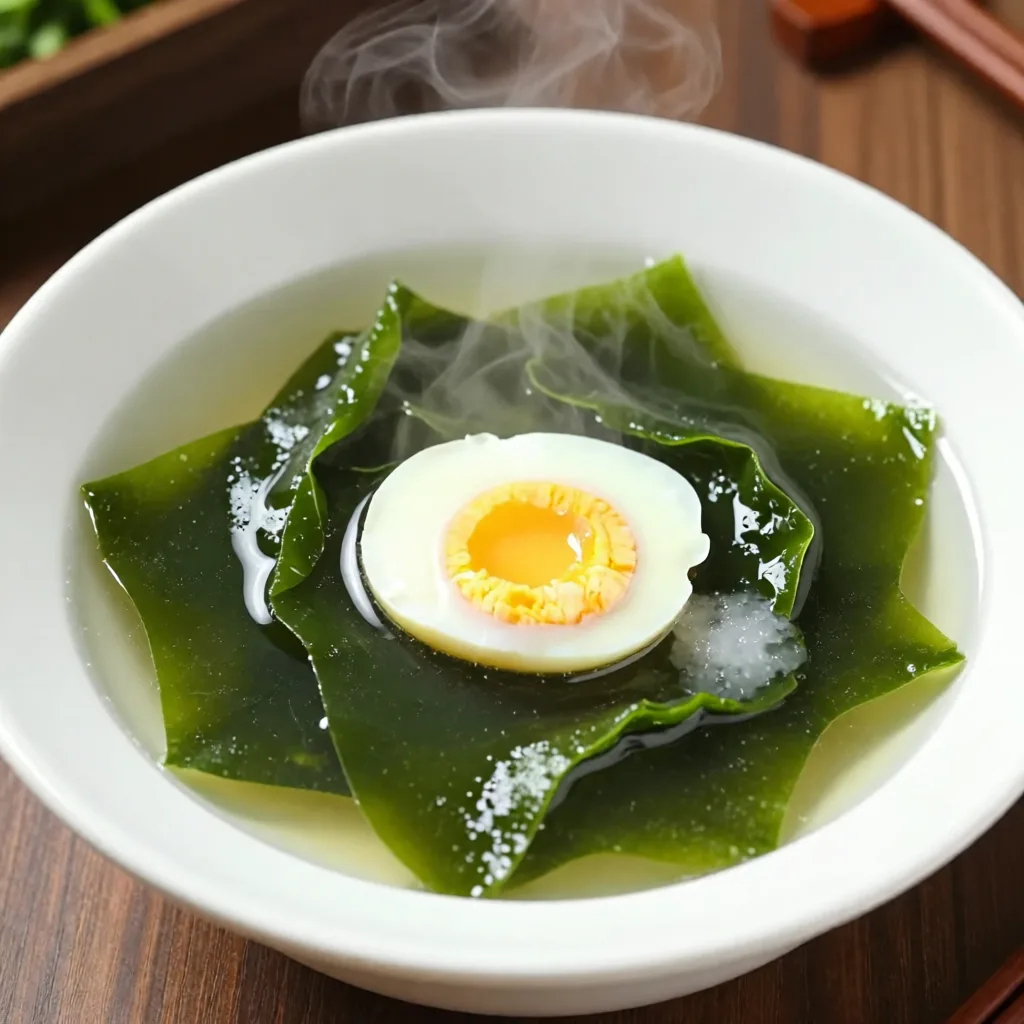 Seaweed Egg Drop Soup