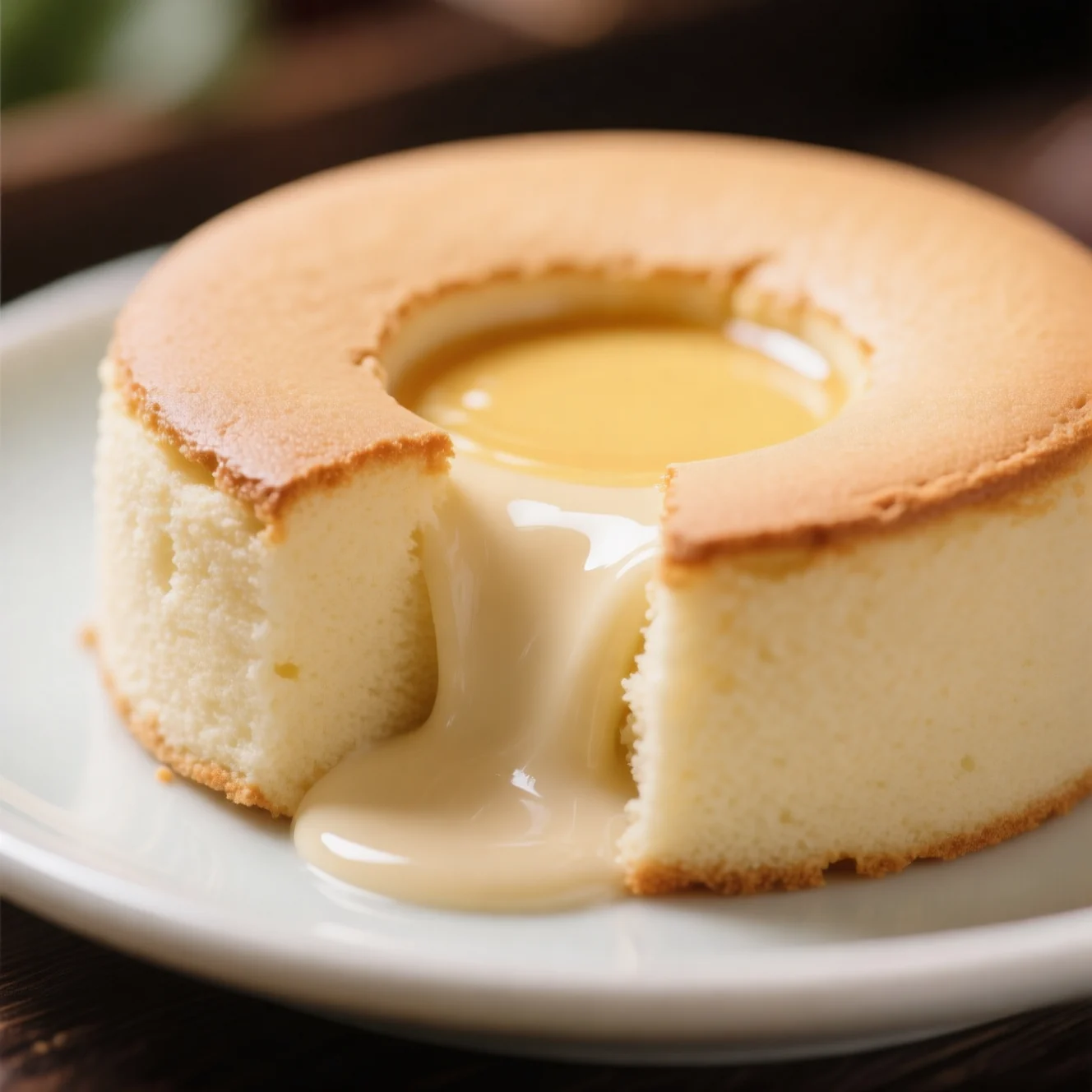 Gâteau au Lava au Lait de Soja Crémeux