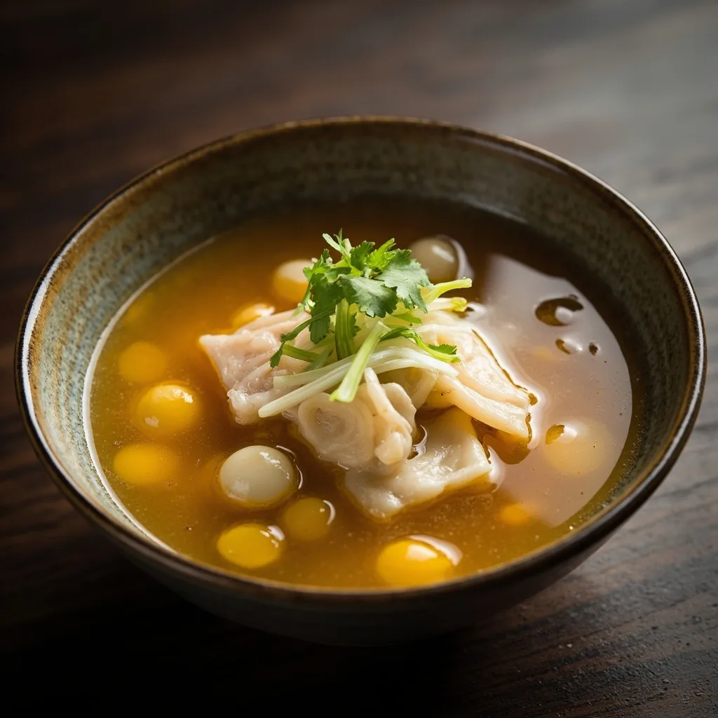 Sopa de intestino delgado de cerdo