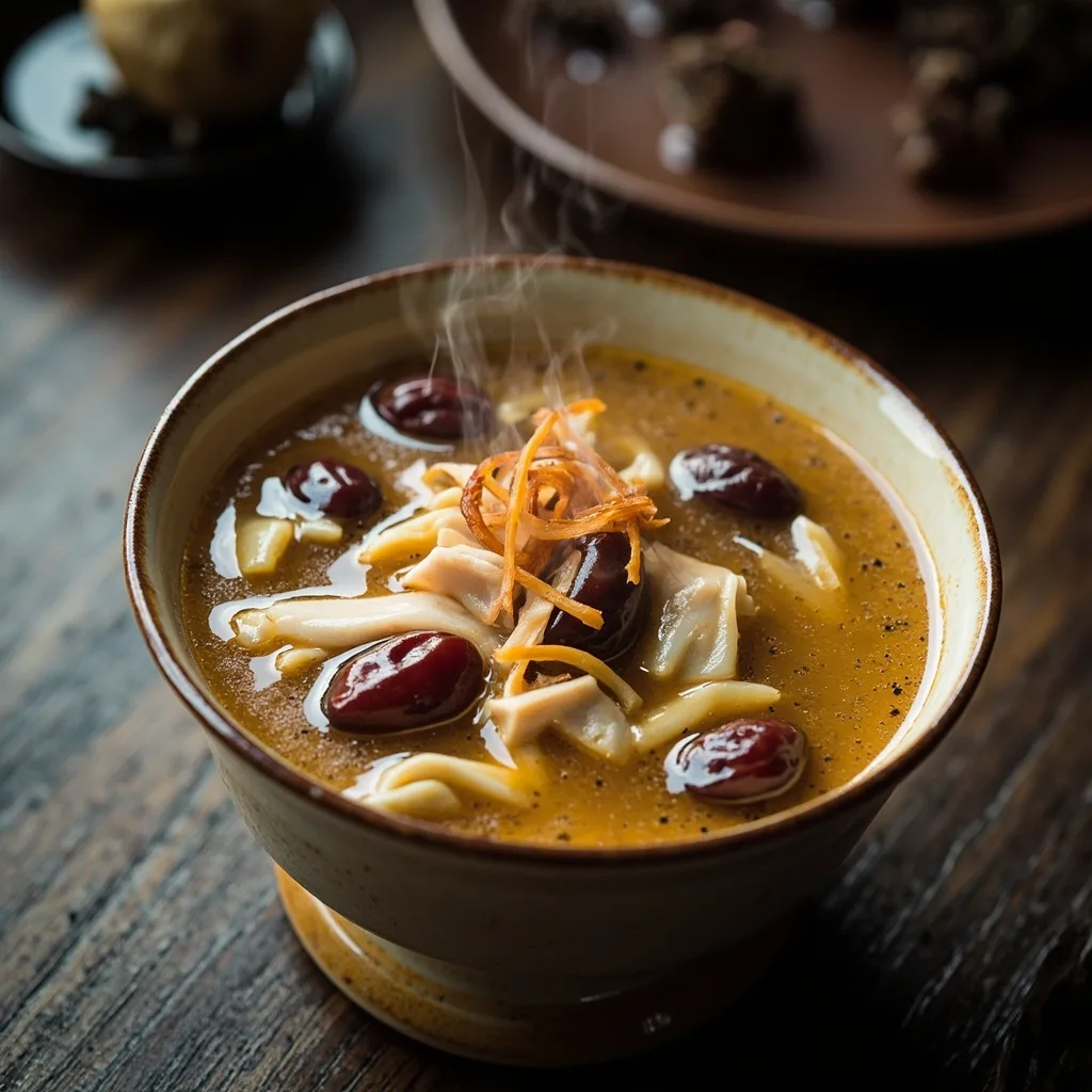 Mulberry Branch and Red Date Chicken Soup