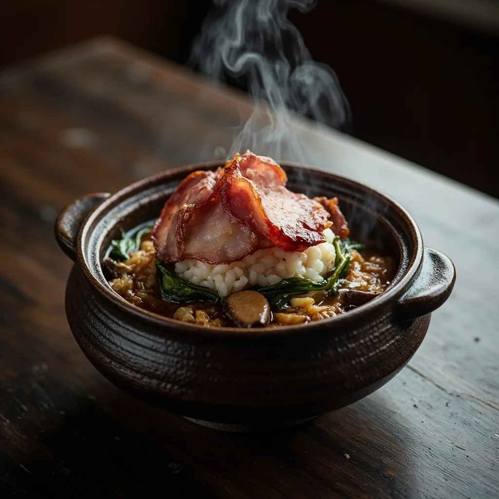 Chinese Cured Meat Clay Pot Rice