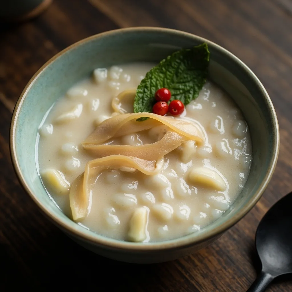 Congee de poires au Chuanbei
