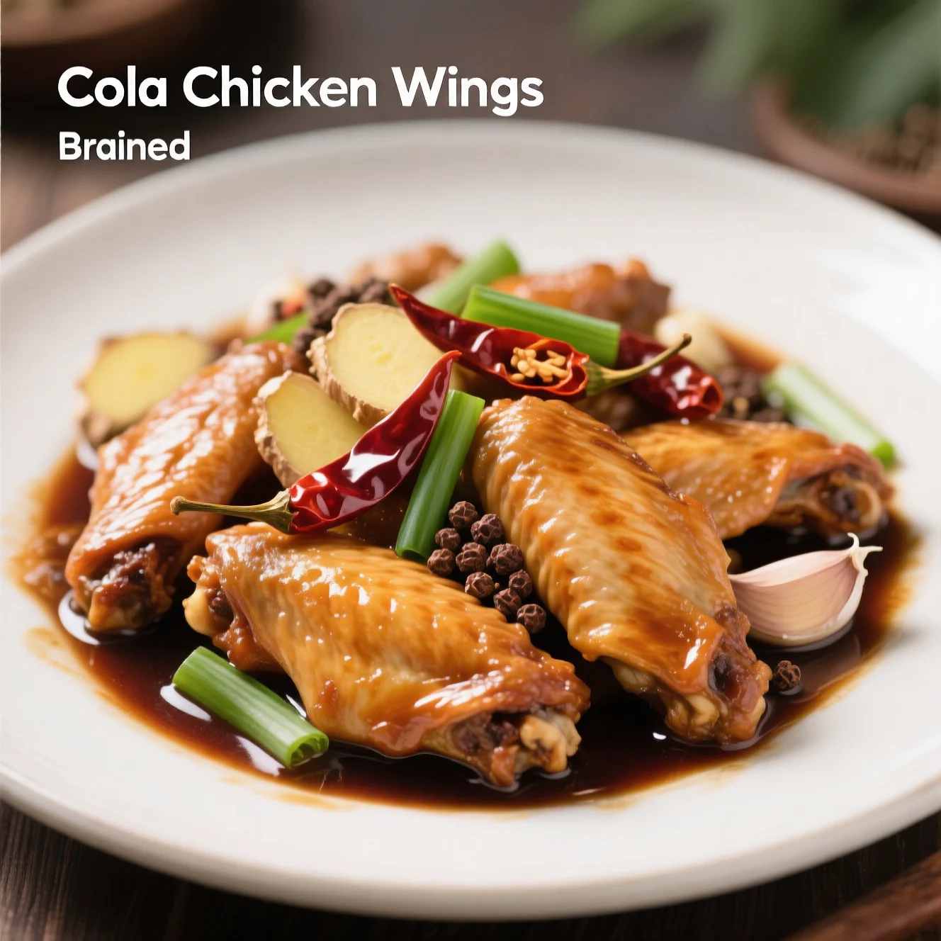 Cola Chicken Wings (Braised)