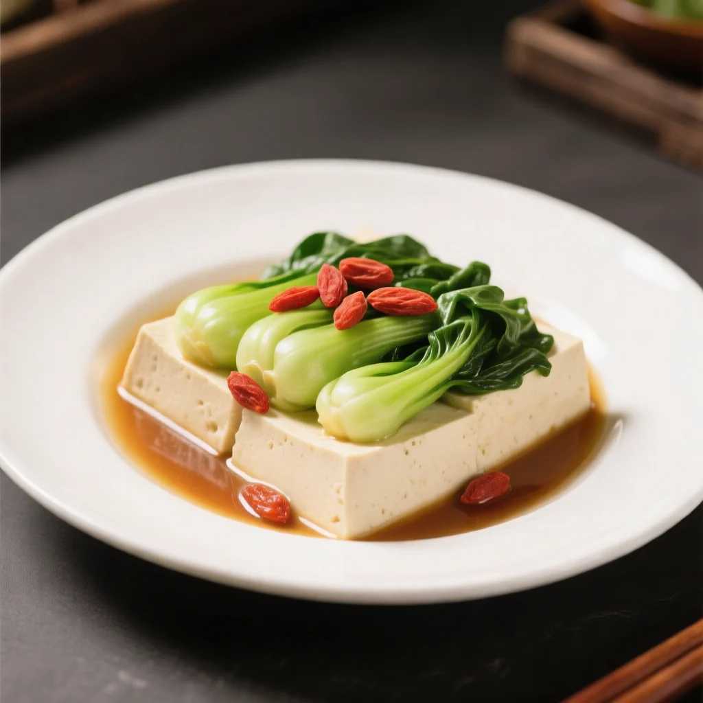 Légumes verts et tofu
