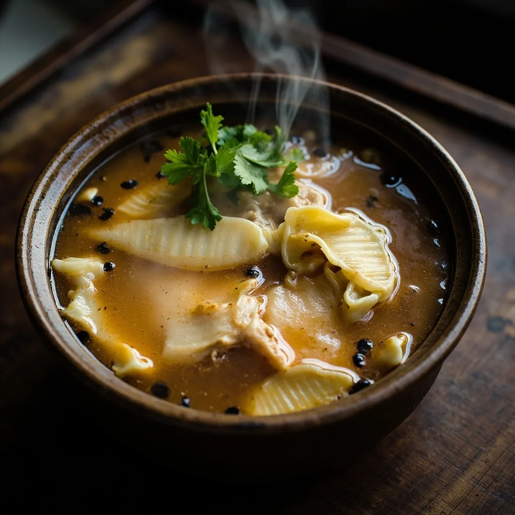Pepper and Ginger Pork Stomach Soup
