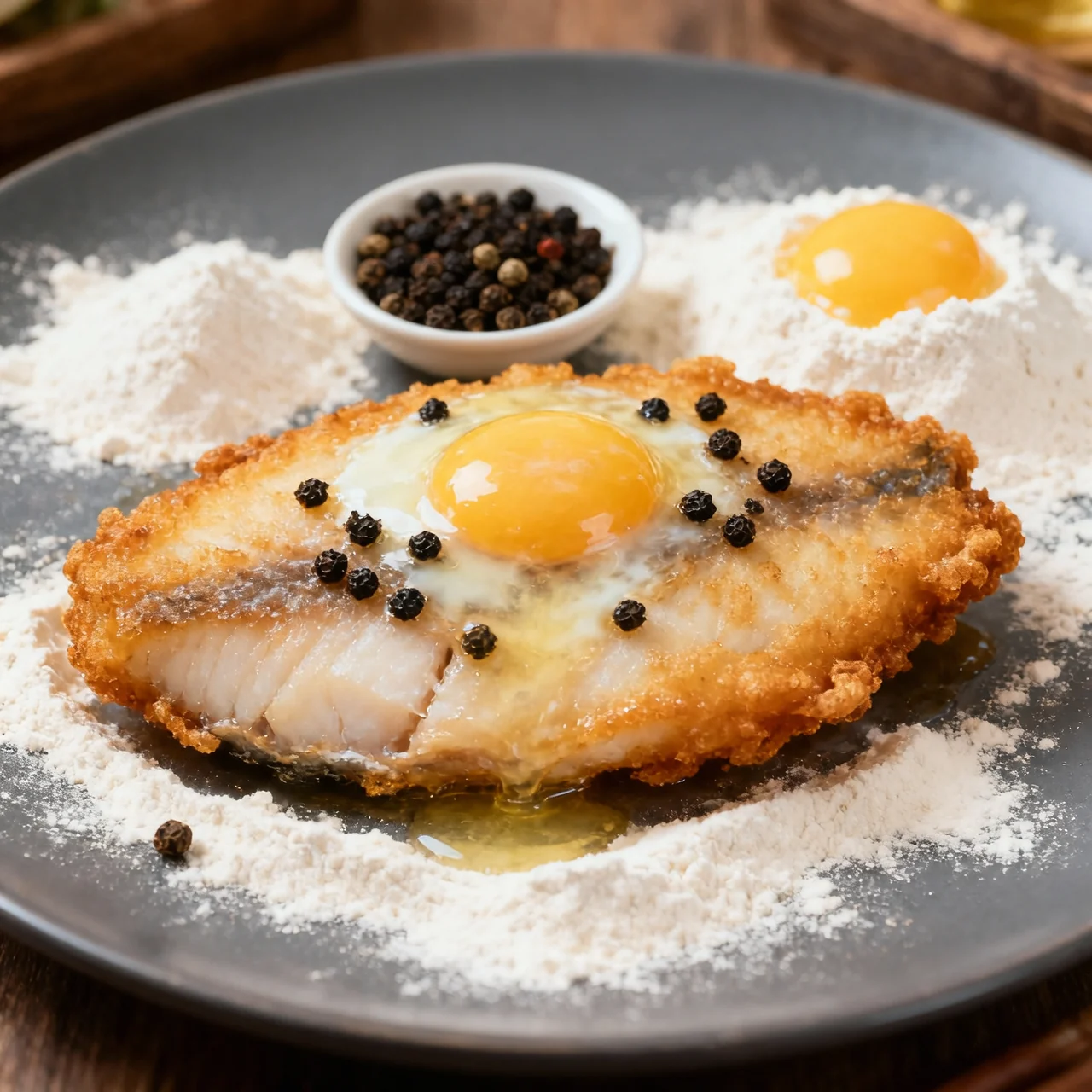 Filet de Poisson Frit Croustillant à l'Extérieur et Tendre à l'Intérieur