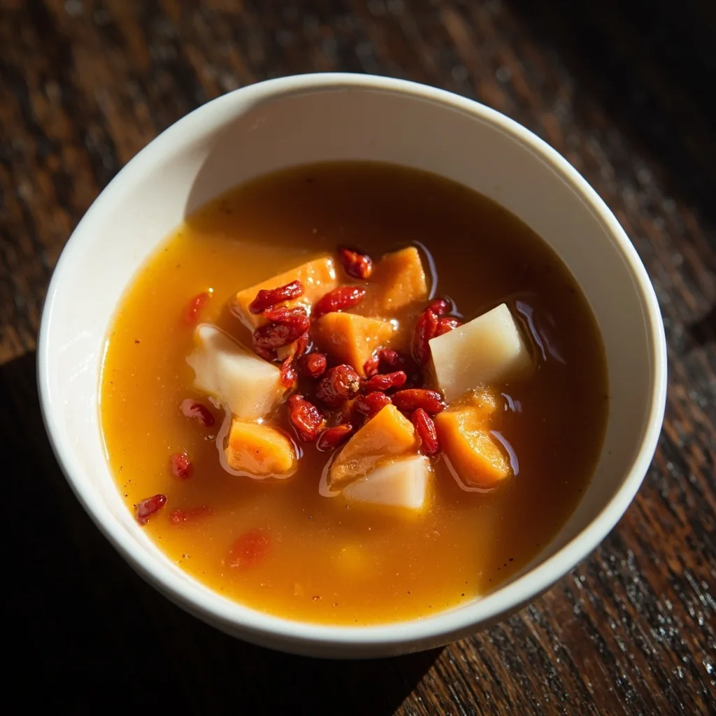Sweet Potato and Pear Soup