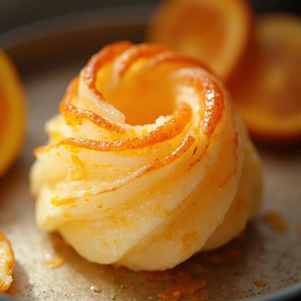 Gâteau Chiffon au Riz Gluant à l'Orange