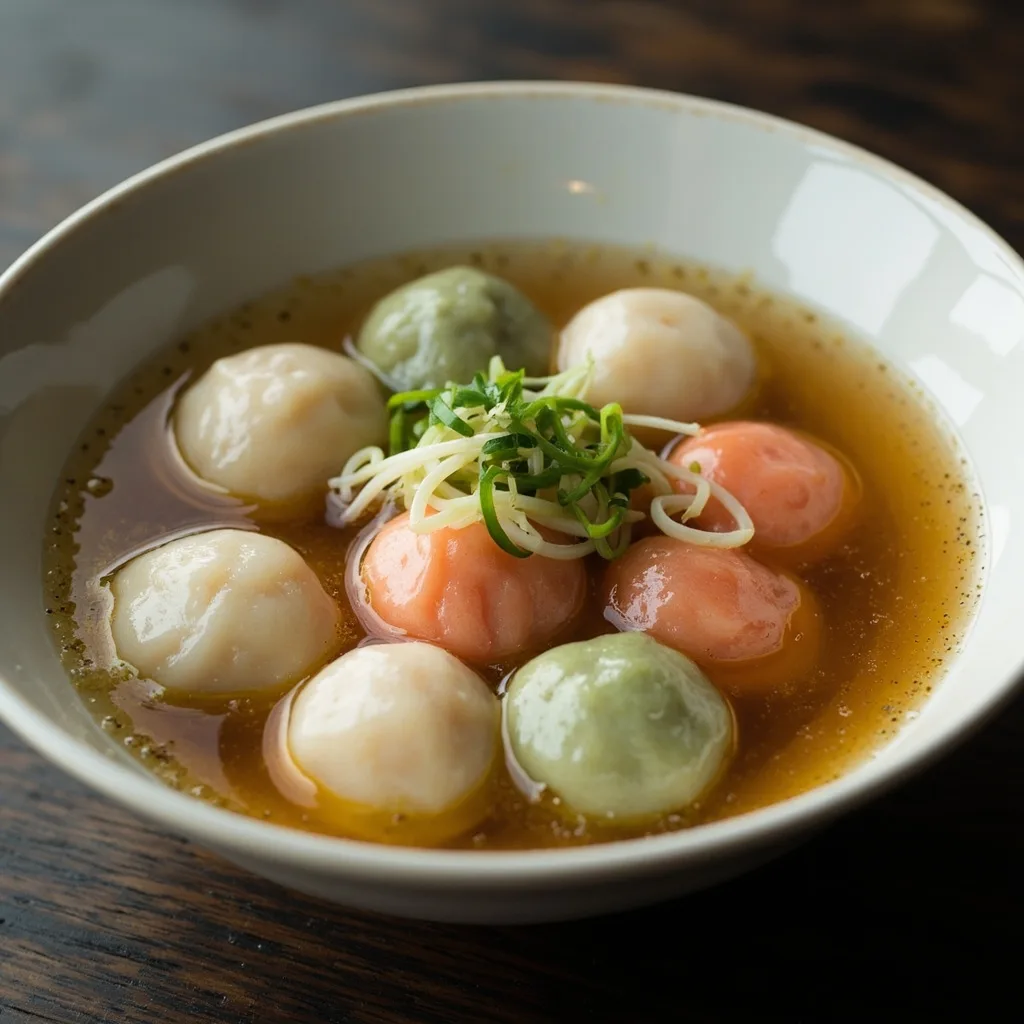 Three-Color Fish Ball Soup